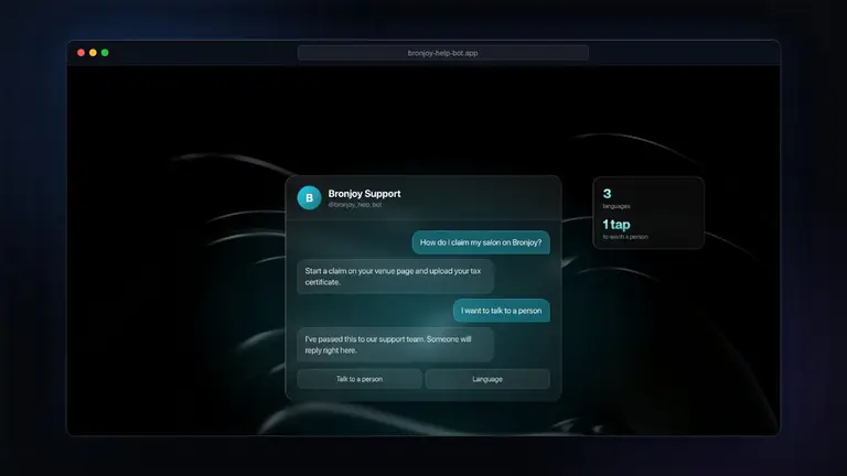 Bronjoy Help Bot