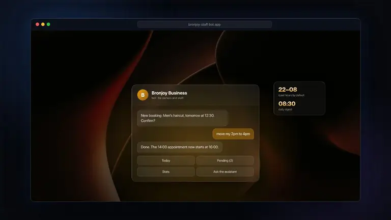 Bronjoy Staff Bot